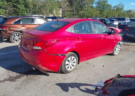 2016 Hyundai Accent Se из США, поврежденный, VIN KMHCT4AE3GU164346